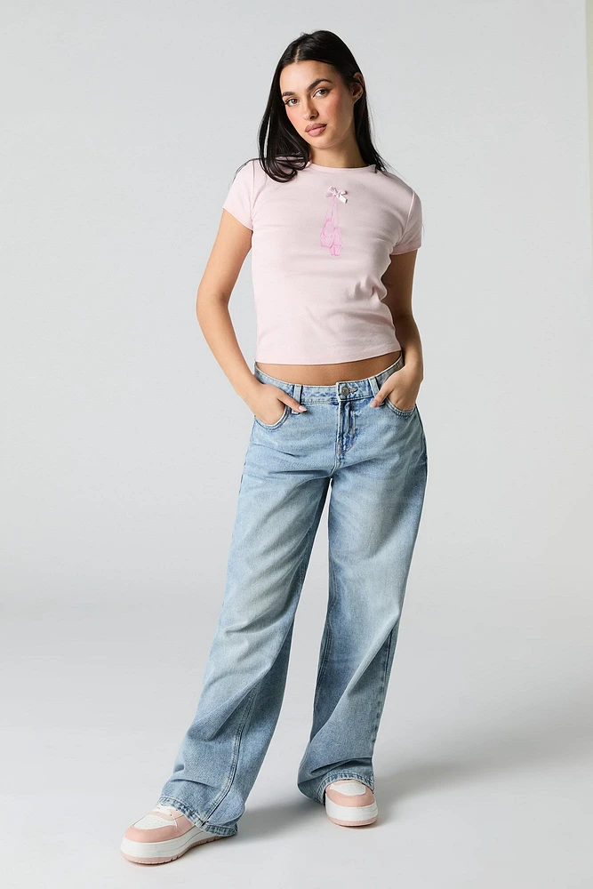 Graphic Cropped T-Shirt
