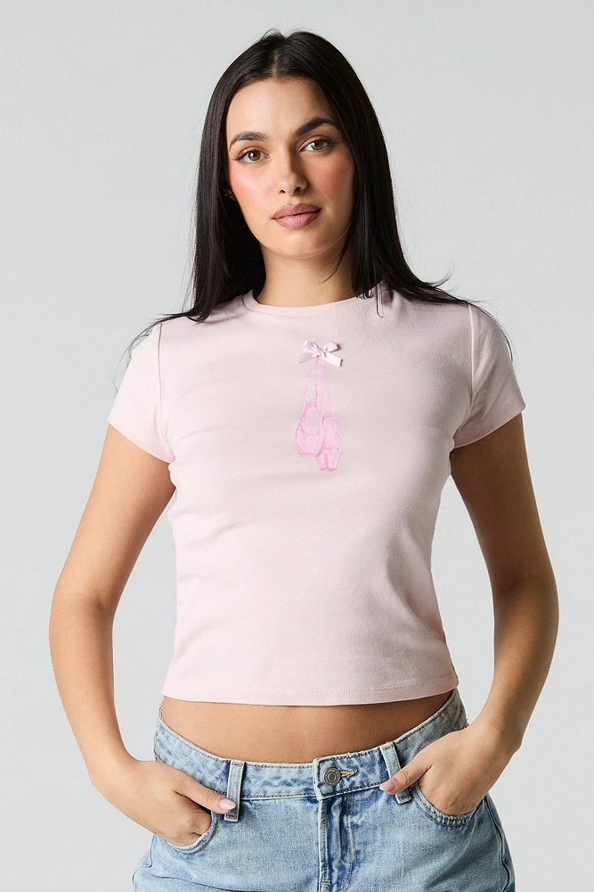 Graphic Cropped T-Shirt