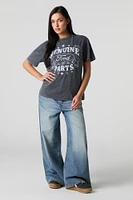 Ford Genuine Parts Graphic Washed Boyfriend T-Shirt