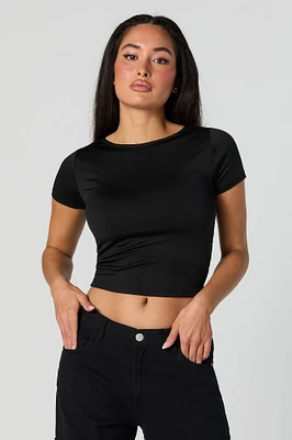 Contour Scoop Back Crop Top