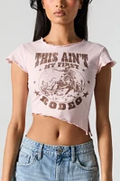 Rodeo Graphic Cropped T-Shirt
