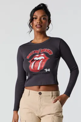 Rolling Stones Graphic Long Sleeve Top
