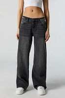 Low Rise Wide Leg Skater Jean