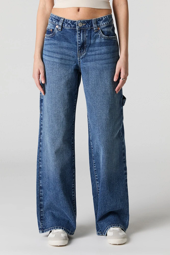 Low Rise Wide Leg Carpenter Jean