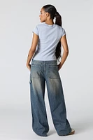 Oversized Wide Leg Carpenter Jean