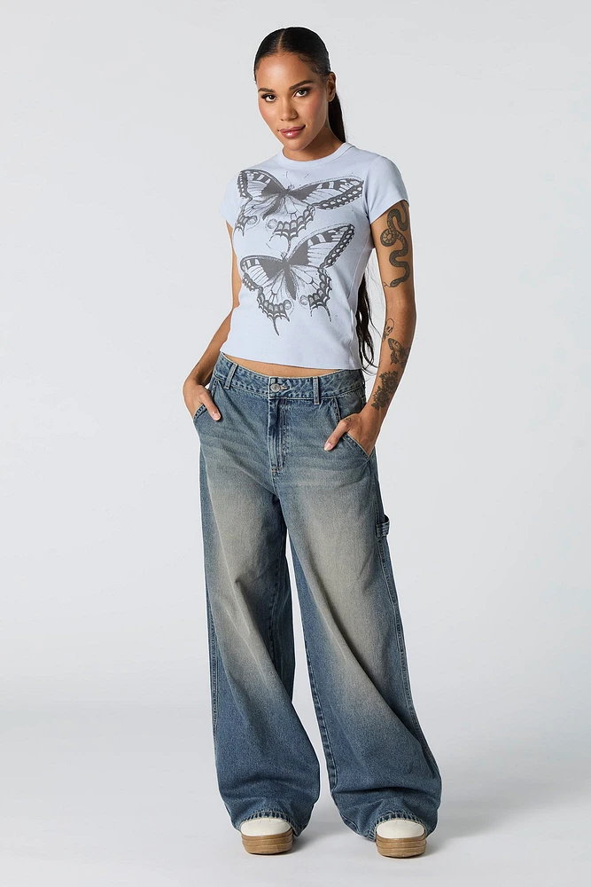 Oversized Wide Leg Carpenter Jean