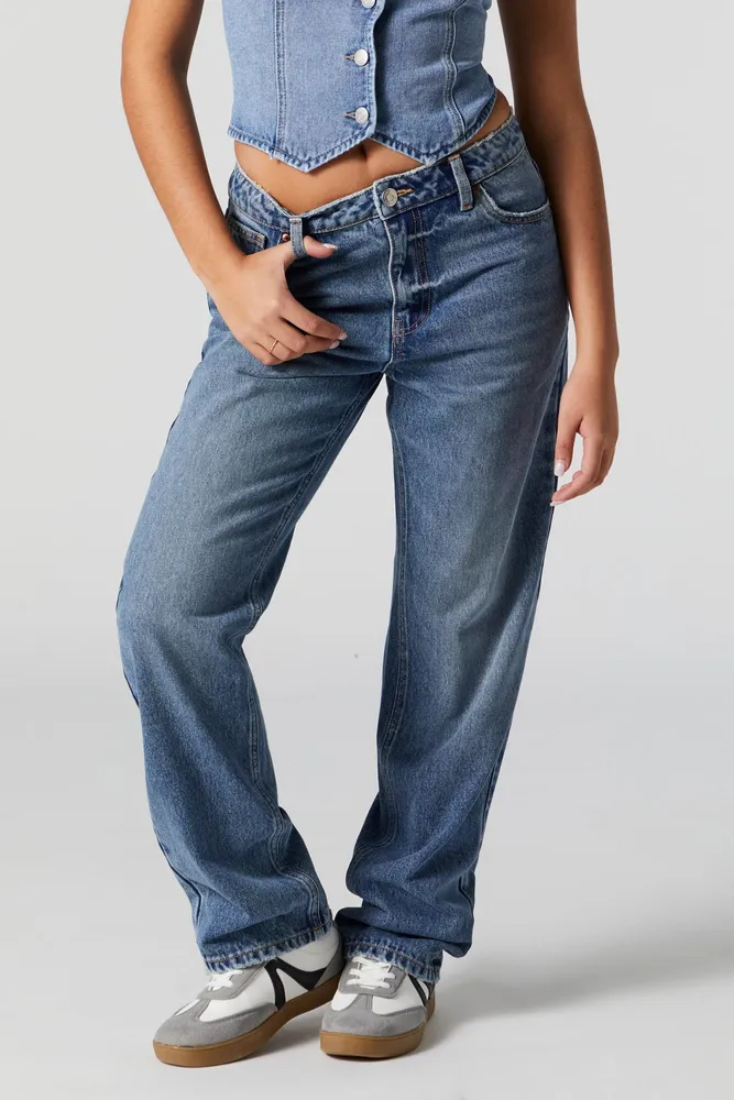 Mid-Rise Medium Wash Jean with Straight Leg, The Original Comfort