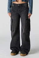 Jean cargo jambe large