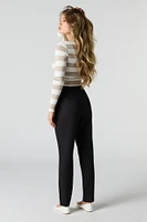 Pleated Slim Leg Dress Pant