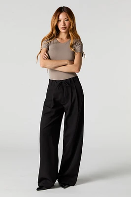 Baggy Drawstring Dress Pant