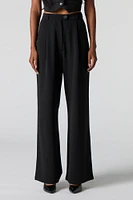 Crepe Straight Leg Dress Pant