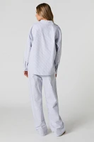 Drawstring Wide Leg Pant