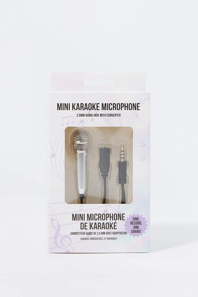 Mini microphone karaoke