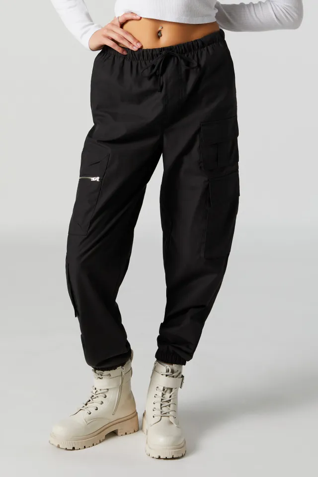 Wide Leg Multi Cargo Jogger