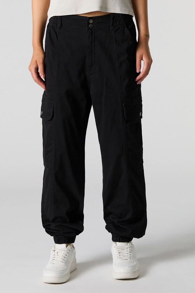 Double Buttoned Cargo Jogger