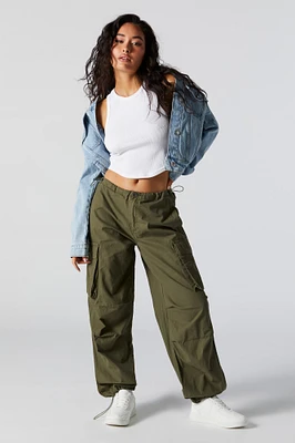 Coloured Cargo Parachute Pant