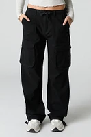 Drawstring Waist Cargo Pant