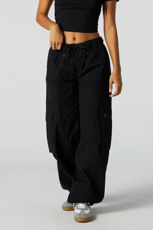 Wide Leg Multi Cargo Jogger