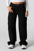 Pantalon cargo baggy à multiples poches