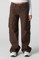 Pantalon cargo baggy à multiples poches