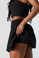 Pleated Mini Skort