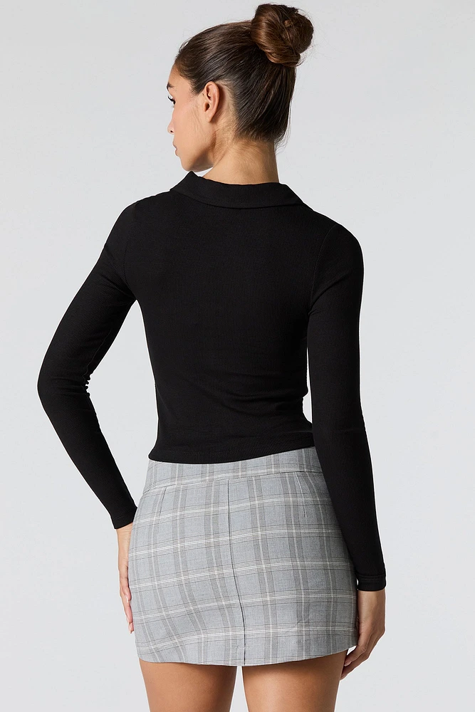 Extended Waistband Mini Skort