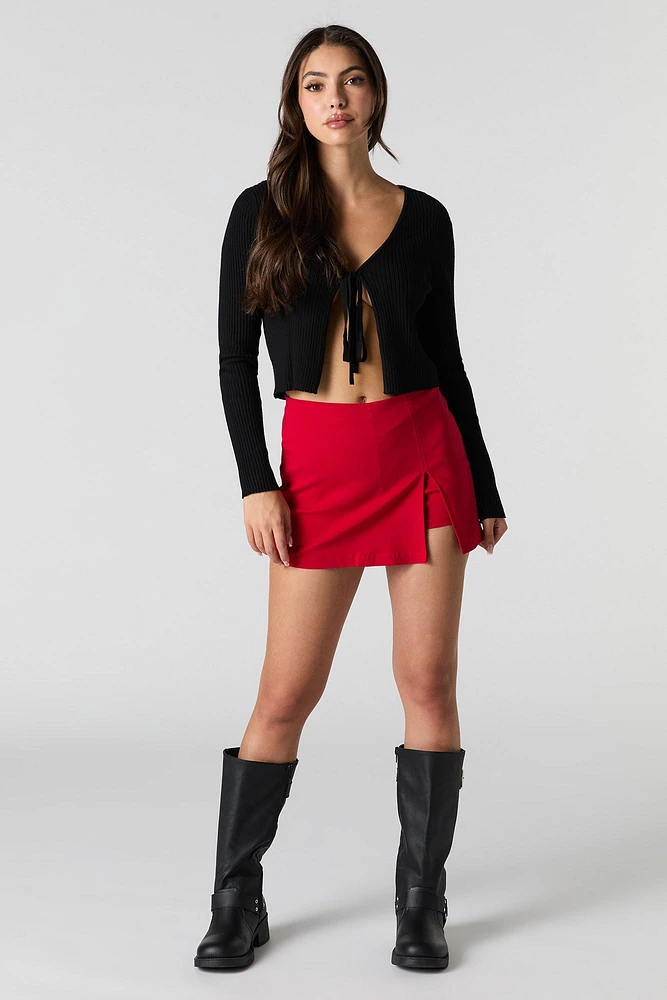 Slit Mini Skort