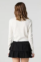 Jersey Ruffled Tiered Mini Skort