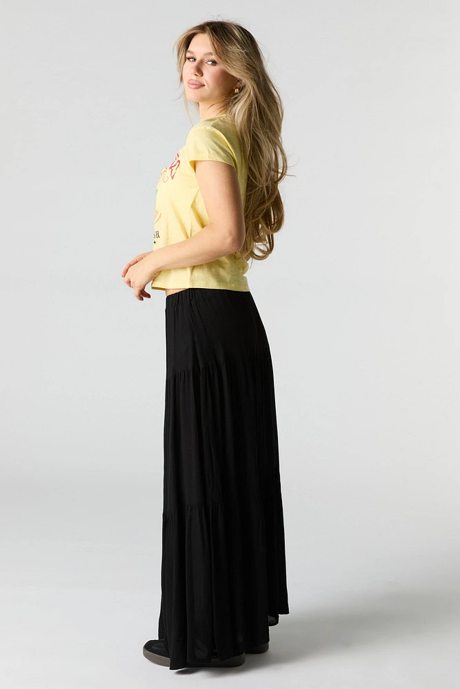 Tiered Maxi Skirt