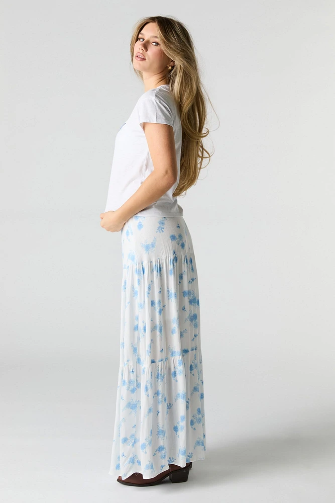 Tiered Maxi Skirt