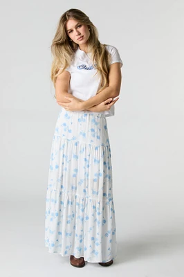 Tiered Maxi Skirt