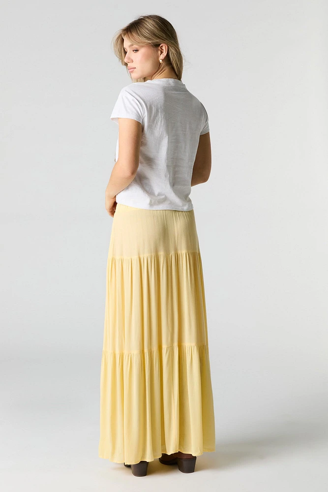 Tiered Maxi Skirt
