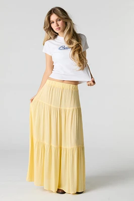 Tiered Maxi Skirt