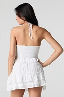 Tiered Mini Skirt