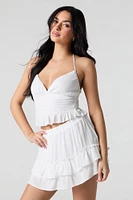 Tiered Mini Skirt