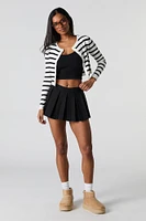 Pleated Mini Skort