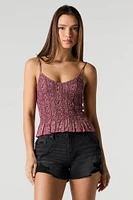 Black Wash Distressed Mid Rise Push Up Denim Short
