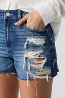 Distressed Boyfriend Denim Short
