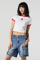 Jort cargo en denim
