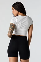 Seamless Ribbed Biker Short