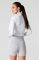 Side Striped Biker Short