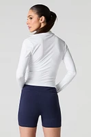Side Striped Biker Short