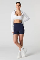 Side Striped Biker Short