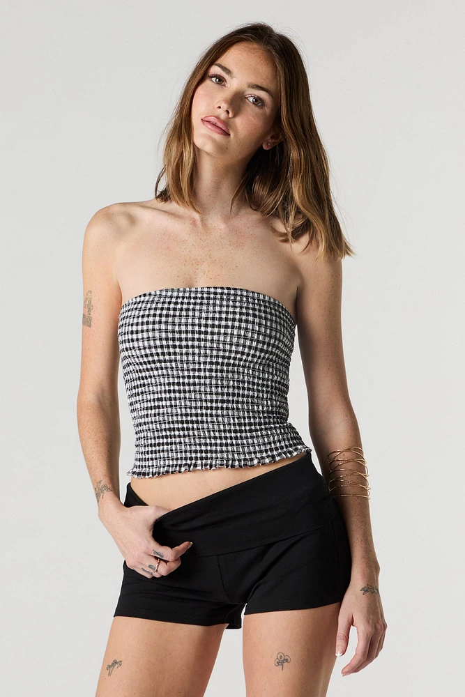 Foldover Waist Shortie