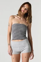 Short avec bande de taille repliée