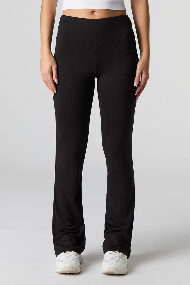 Legging doux à jambe évasée
