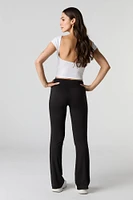 Legging doux à jambe évasée