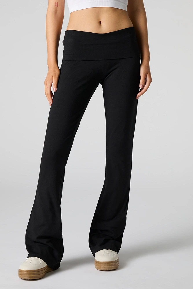 Foldover Flare Pant