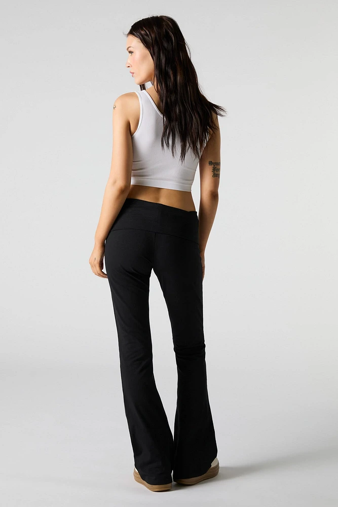 Foldover Flare Pant