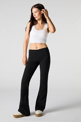 Foldover Flare Pant